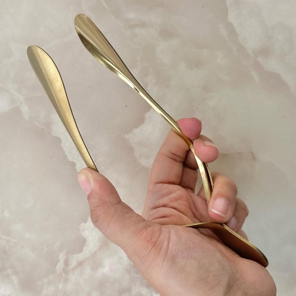 🛍️4 For $15🛍️Gold Wishbone Tongs - Picture 6 of 7